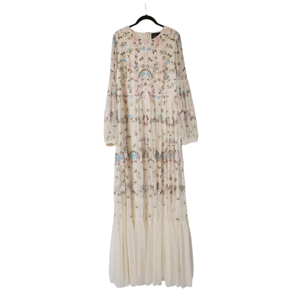MAC DUGGAL EMBROIDERED BLOUSON SLEEVE GOWN size 12 - Picture 6 of 9
